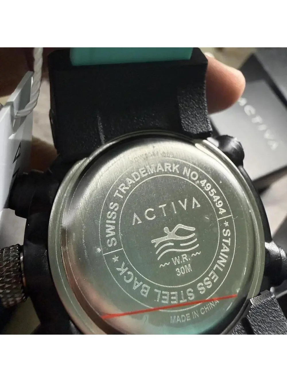 ACTIVA Mens Quartz Analog-Digital Dual Time Chrono  50mm 30m